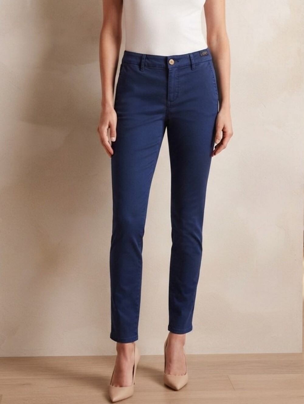 J. Crew Factory Women’s Chinos Navy Blue Trousers Size 0